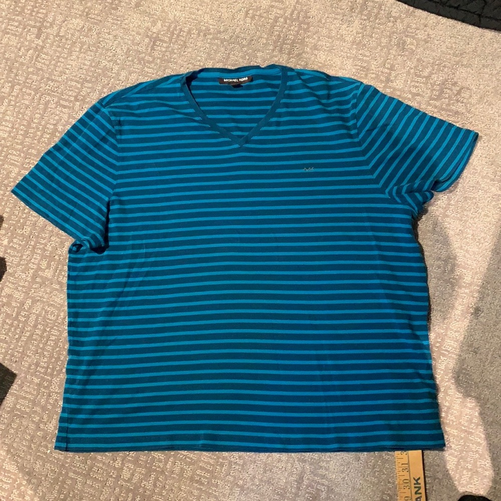 Michael Kors Striped V-neck